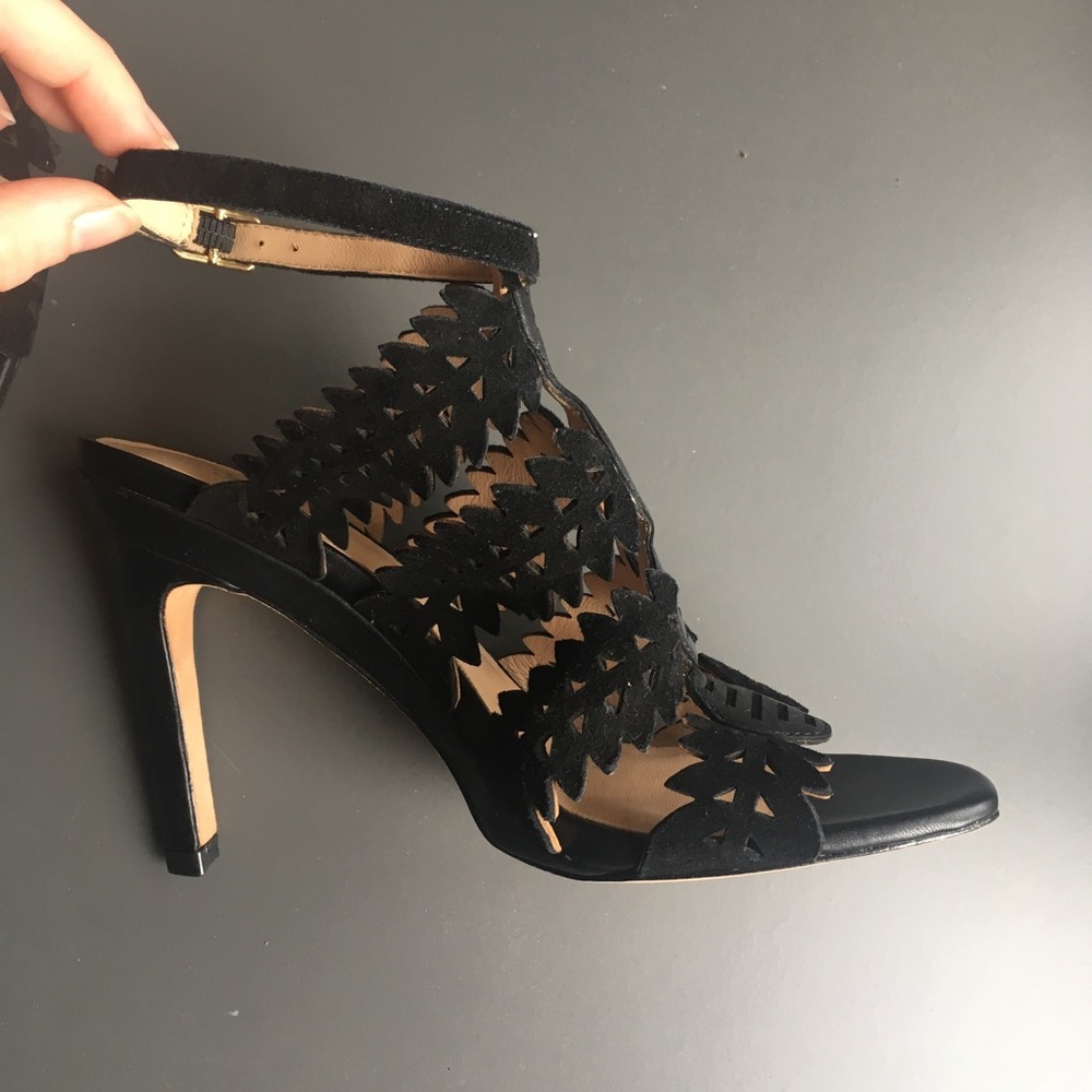 Bonfire Heels by Eight Fifteen, Black, 6